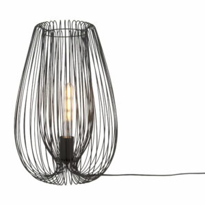 Čierna stolová lampa Leitmotiv Lucid Large Leitmotiv