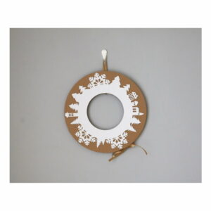 Adventný veniec so zlatou stuhou Unlimited Design for kids Unlimited Design for kids