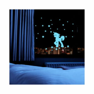 Svietiaca samolepka Fanastick Unicorn With Stars Ambiance
