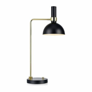Stolová lampa v čierno-zlatej farbe Markslöjd Larry Markslöjd