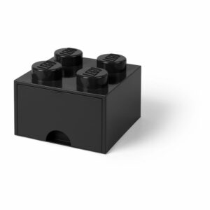 Čierny úložný box štvorec LEGO® LEGO®