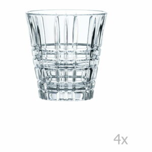 Sada 4 pohárov z krištáľového skla Nachtmann Square Tumbler