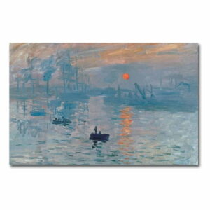 Nástenná reprodukcia na plátne Claude Monet Sunrise