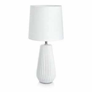 Biela stolová lampa Markslöjd Nicci