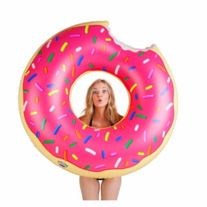 Ružový nafukovací kruh v tvare donutu Big Mouth Inc. Big Mouth Inc.