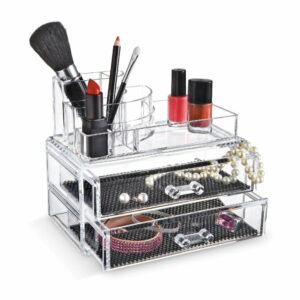 Organizér na kozmetiku s priehradkami Domopak Make Up Domopak