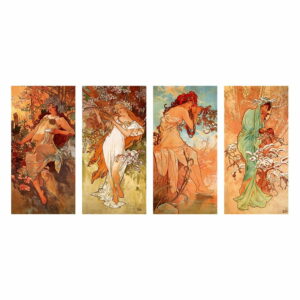 Reprodukcia obrazu Alfons Mucha - Pory Roku