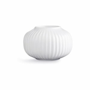 Biely porcelánový svietnik na čajové sviečky Kähler Design Hammershoi