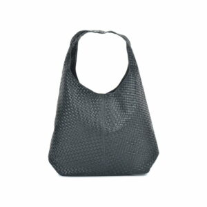 Čierna kožená kabelka Mangotti Bags Abelie Mangotti Bags
