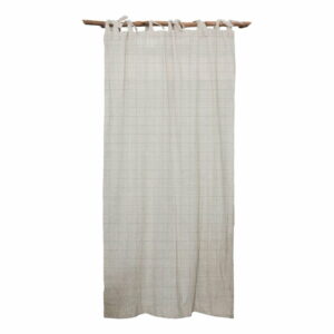Sivý záves Linen Couture Cuture Cortina Hogar Grey Lines Linen Couture