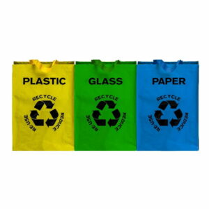 Sada 3 tašiek na triedený odpad Premier Housewares Eco