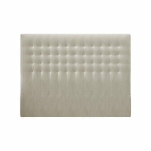 Béžové čelo postele so zamatovým poťahom Windsor & Co Sofas Apollo
