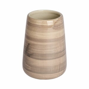 Pískovohnedý pohárik na zubné kefky Wenko Pottery Wenko