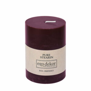 Vínovočervená sviečka Baltic Candles Eco