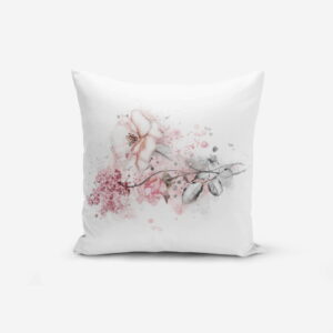 Obliečka na vankúš s prímesou bavlny Minimalist Cushion Covers Ogea Flower Leaf