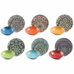 18-dielny porcelánový set riadu Villa d'Este Marrakech Villa d'Este