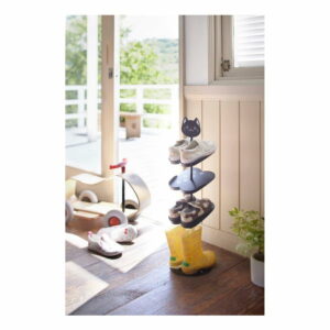 Detský čierny stojan na topánky Yamazaki Kid´s Shoe Rack YAMAZAKI