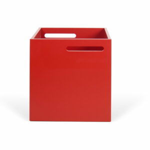 Červený úložný box ku knižniciam TemaHome Berlin TemaHome