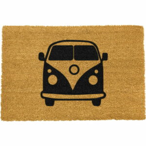 Rohožka z prírodného kokosového vlákna Artsy Doormats Campervan