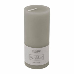 Sivá sviečka Baltic Candles Rustic