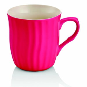 Tmavoružový porcelánový hrnček Efrasia Noble Life