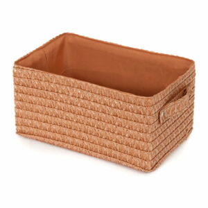 Ružovooranžový úložný košík Compactor Lilou Basket Pink Blush Compactor