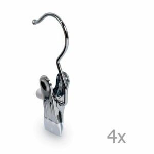 Sada 4 háčikov s klipom Domopak Hooks Domopak