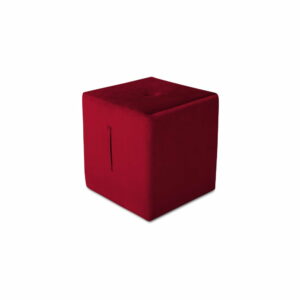 Červený puf Mazzini Sofas Margaret