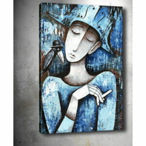 Obraz Tablo Center Girl With Cigarette