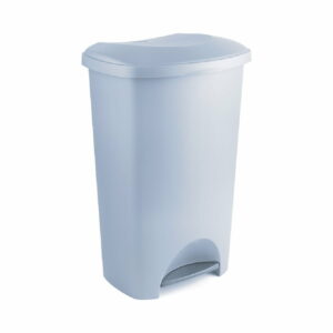 Sivý pedálový odpadkový kôš z recyklovaného plastu Addis Eco Range