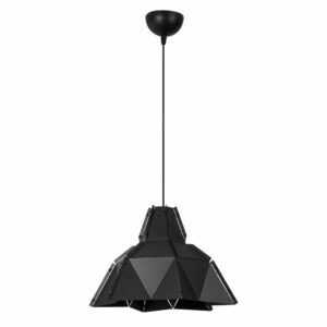Čierne kovové závesné svietidlo Opviq lights Samantha Opviq lights