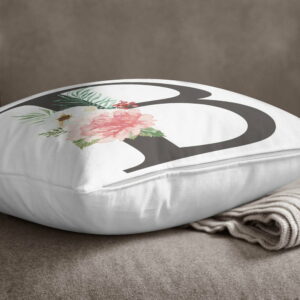 Obliečka na vankúš Minimalist Cushion Covers Floral Alphabet B