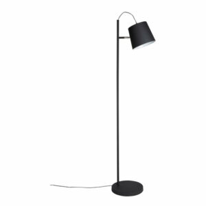 Čierna stojacia lampa Zuiver Buckle Head Zuiver