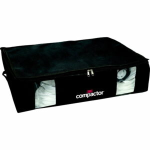 Čierny úložný box s vákuovým obalom Compactor Black Edition