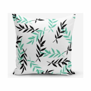 Obliečka na vankúš s prímesou bavlny Minimalist Cushion Covers Black Tea