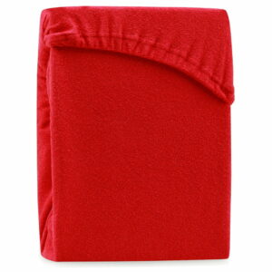Červená elastická plachta na dvojlôžko AmeliaHome Ruby Red