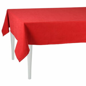 Červený obrus Apolena Honey Simple. 140 × 220 cm Apolena
