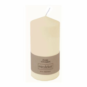 Smotanovobiela sviečka Baltic Candles Eco Top