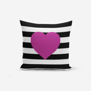 Obliečky na vaknúš s prímesou bavlny Minimalist Cushion Covers Purple