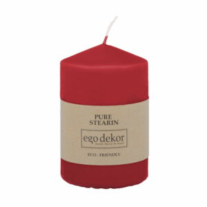 Červená sviečka Baltic Candles Eco Top
