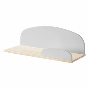 Väčšia sivá nástenná polička Vipack Kiddy Vipack