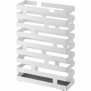Biely stojan na dáždniky YAMAZAKI Brick