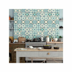 Sada 30 nástenných samolepiek Ambiance Cement Tiles Franzy