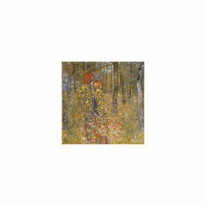 Reprodukcia obrazu Gustav Klimt - Farm Garden With Crucifix