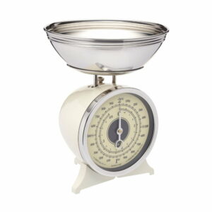 Krémovo-biela kuchynská váha Kitchen Craft Classic Collection Kitchen Craft