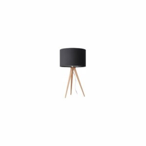 Čierna stolová lampa Zuiver Tripod Wood Zuiver