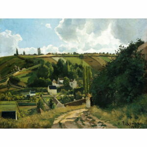 Reprodukcia obrazu Camille Pissarro - Jalais Hill Pontoise