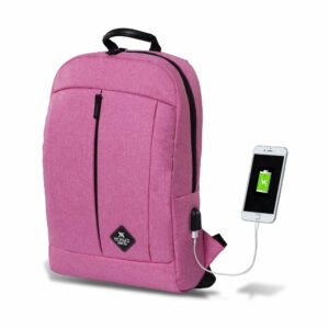 Fuchsiový batoh s USB portom My Valice GALAXY Smart Bag Myvalice