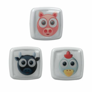 Sada 3 dekoratívnych magnetov Metaltex Animal Metaltex