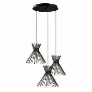 Čierne závesné svietidlo Opviq lights Kirpi Opviq lights